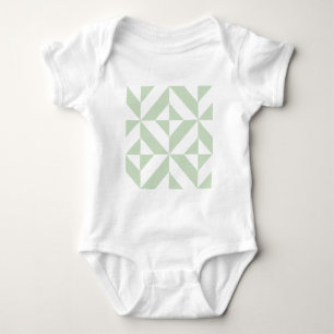 Muster für Deko-Kubikmuster in der Größe grün geom Baby Strampler