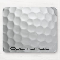 Muster für den Golf-Ball mit Personalisiertem Text
