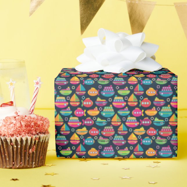 Muster für den Seeverkehr Geschenkpapier (Geburtstagsparty)