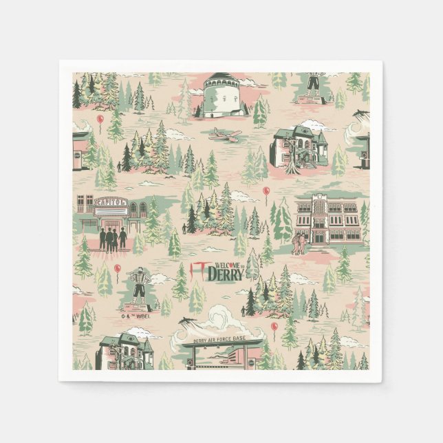 Muster für Derry Locations Serviette (Vorderseite)