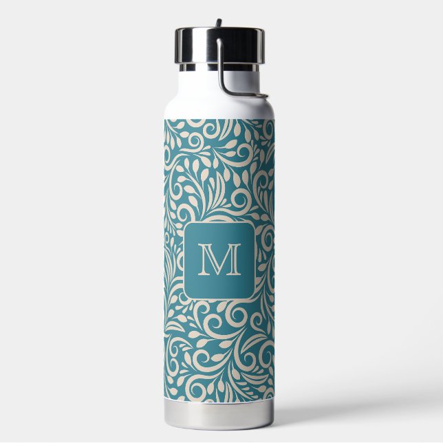 Muster für die benutzerdefinierte Monogramm-Flurle Trinkflasche (Links)