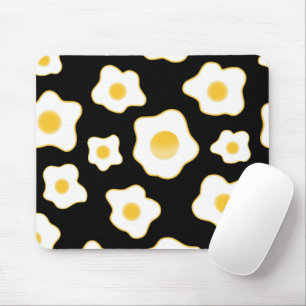 Muster für die Blume niedlich frittierter Eier Mousepad