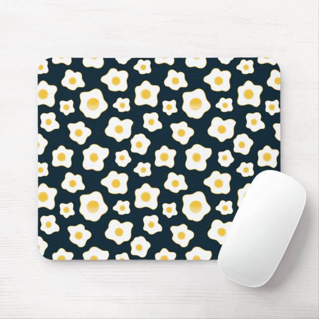 Muster für die Blume niedlich frittierter Eier Mousepad (Mit Mouse)
