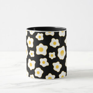Muster für die Blume niedlich frittierter Eier Tasse