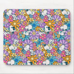 Muster für die Blume von Snoopy und Holz Mousepad<br><div class="desc">Karo aus diesem rauschigen Erdnussmuster mit Snoopy und Woodstock.</div>