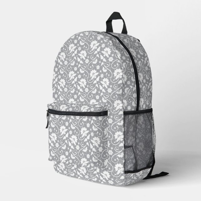 Muster für die Blumenspitze Bedruckter Rucksack (Rückseitige Ecke Rechts)