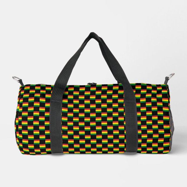 Muster für die Bolivienflagge Duffle Bag (Vorderseite)