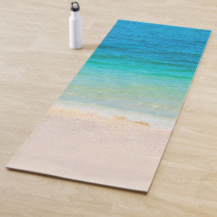 Muster für die Gestaltung von Küstengewässern Yogamatte