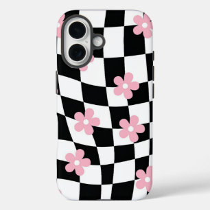 Muster für die hintere Blume iPhone 16 Hülle