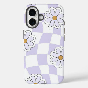 Muster für die hintere Blume iPhone 16 Hülle