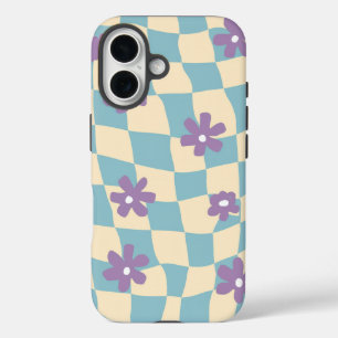 Muster für die hintere Blume iPhone 16 Hülle