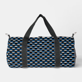 Muster für die hintereinander liegende Flagge Estl Duffle Bag