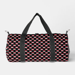 Muster für die Jemen-Flagge Duffle Bag