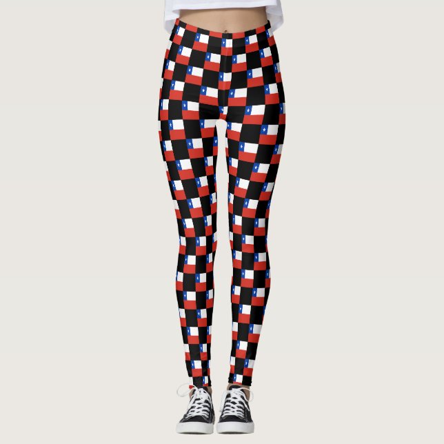 Muster für die Markierungsfarben des überprüften C Leggings (Vorderseite)