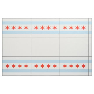 Muster für die Maske der Chicagoer Flagge Stoff