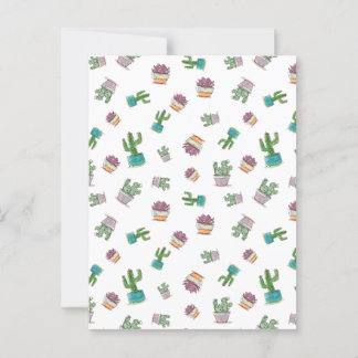 Muster für die Pflanze von Aquarellfarben Postkarte