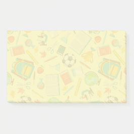 Muster für die Schulversorgung Post-it Klebezettel