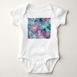 Muster für die Wasserfarbenmuster der Birch Branch Baby Strampler