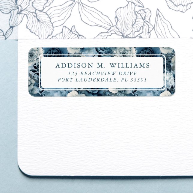 Muster für dunkelblaue Rose (Von Creator hochgeladen)