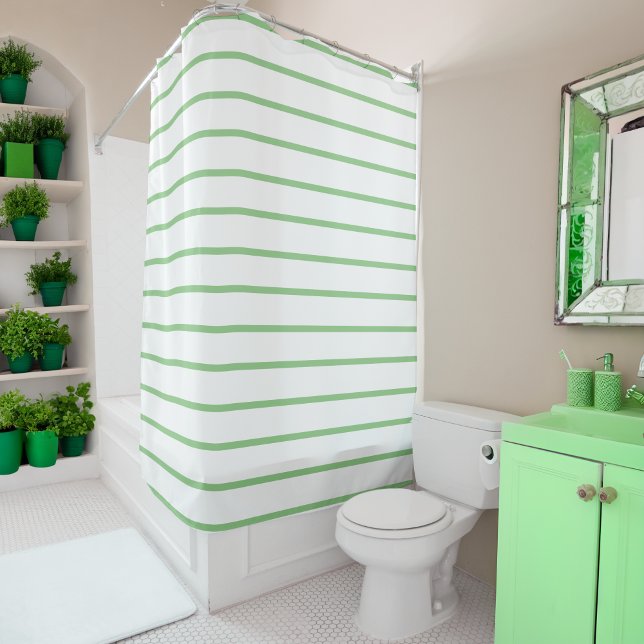 Muster für dünne Linien Duschvorhang (Von Creator hochgeladen)