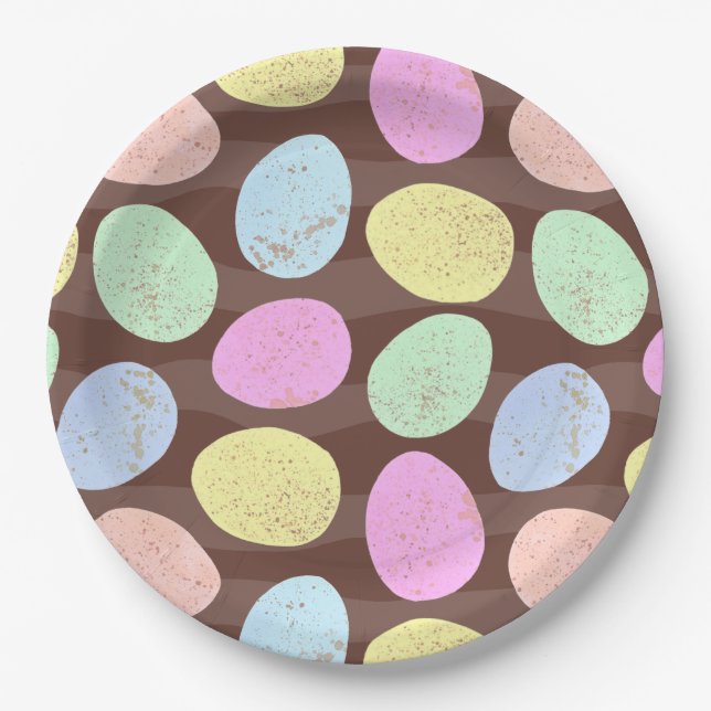 Muster für Eizellen aus Candy Oaster Pappteller (Vorderseite)