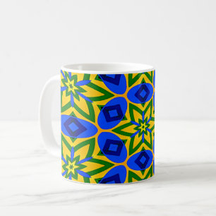 Muster für elegante Abstrakte Blume Kaffeetasse