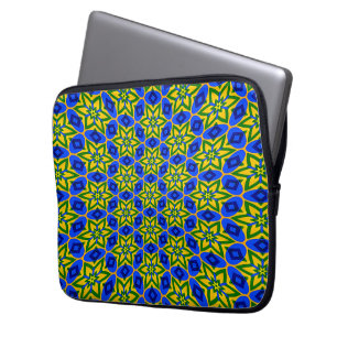 Muster für elegante Abstrakte Blume Laptopschutzhülle