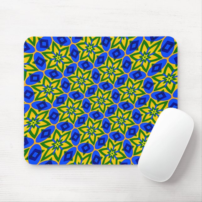 Muster für elegante Abstrakte Blume Mousepad (Mit Mouse)