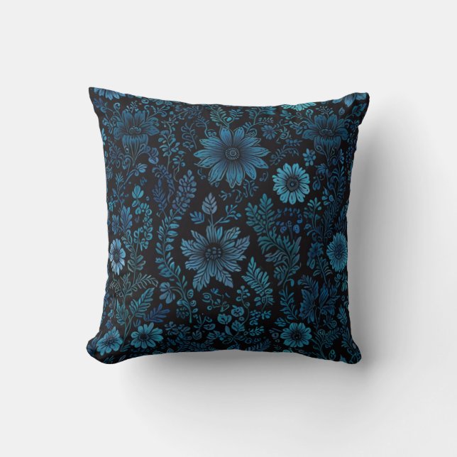 Muster für elegante Blume Kissen (Vorderseite)