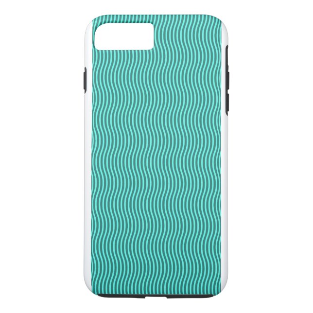 Muster für elektrische blaue Waves Case-Mate iPhone Hülle (Rückseite)