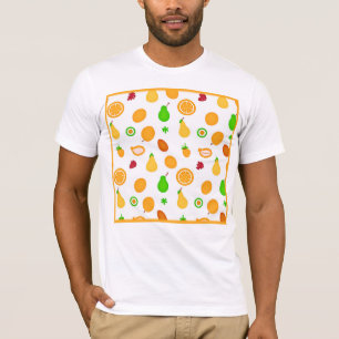 Muster für exotische Früchte T-Shirt