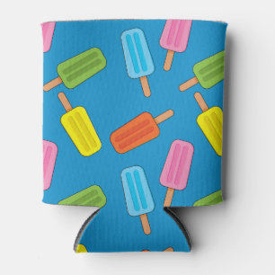 Muster für farbenfrohe Popsicles Dosenkühler
