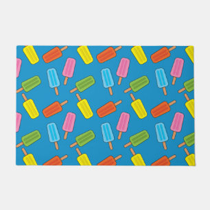 Muster für farbenfrohe Popsicles Fußmatte