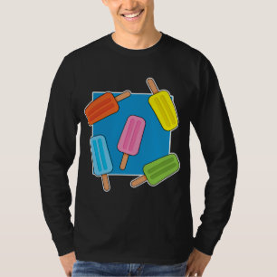 Muster für farbenfrohe Popsicles T-Shirt