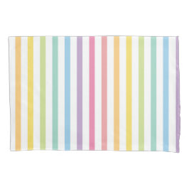 Muster für farbige Rainbow-Streifen Kissenbezug