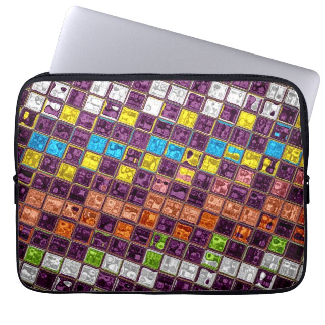 Muster für festgehaltenes Glas #8 Laptopschutzhülle (Vorderseite)