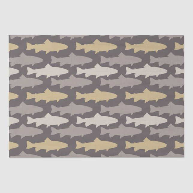 Muster für Fischen von Lures Seidenpapier (Vorderseite)