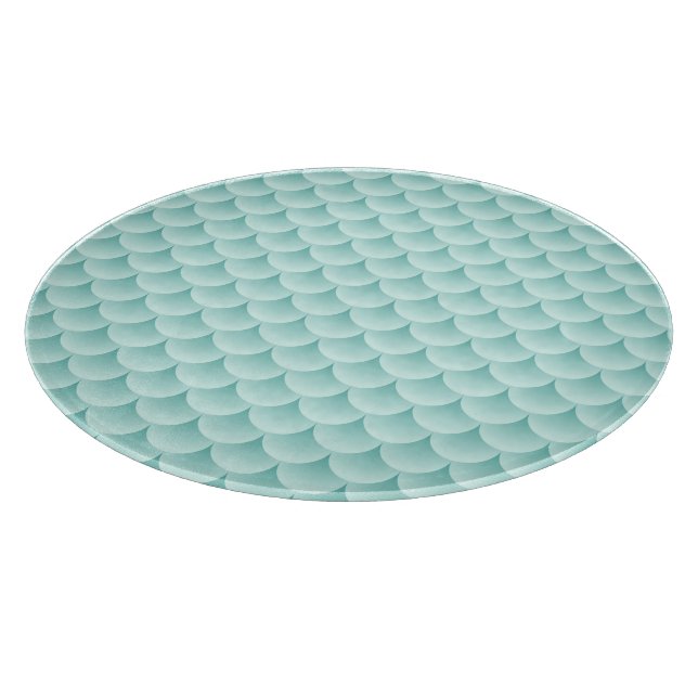 Muster für Fischskalen Schneidebrett (Ecke)