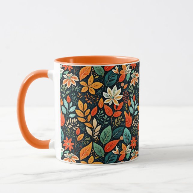 Muster für florale exotische Blume-24193 Tasse (Links)