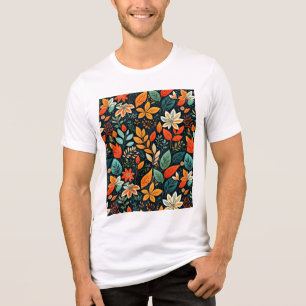 Muster für florale exotische Blume-24193 Tri-Blend Shirt
