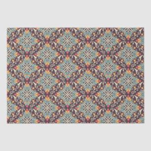 Muster für florale Tile Seidenpapier