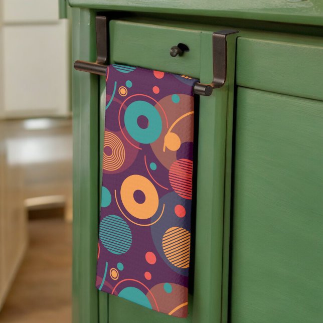 Muster für geometrische Formen Geschirrtuch (Kitchen Towel)