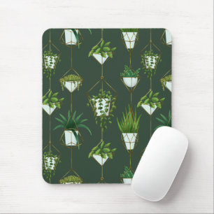 Muster für geometrische Hanging-Haushaltspflanze Mousepad