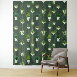 Muster für geometrische Hanging-Haushaltspflanze Wandteppich