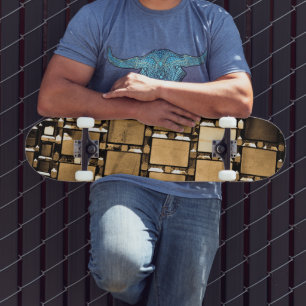Muster für geometrische Spiegelung Skateboard