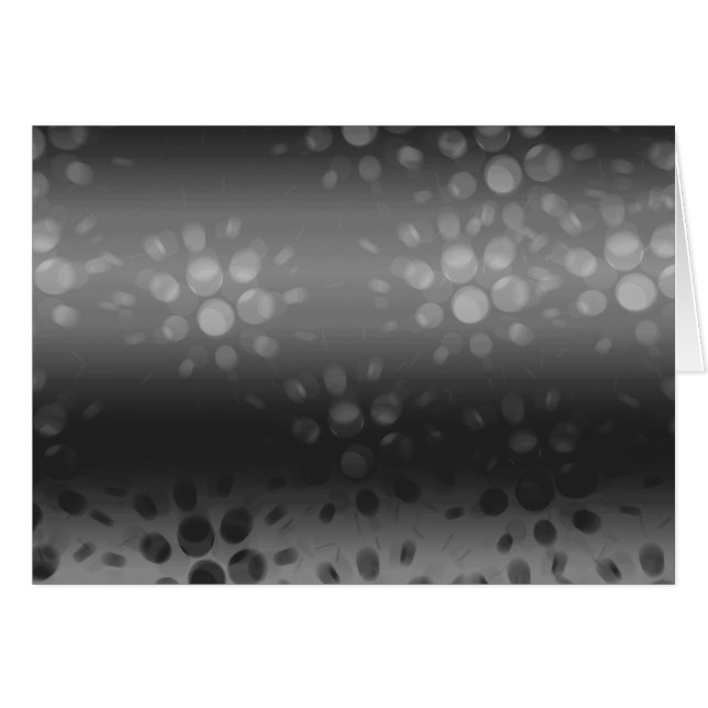 Muster für gepunktete Bursts - Schwarz, Grau, Weiß (Vorderseite (Horizontal))