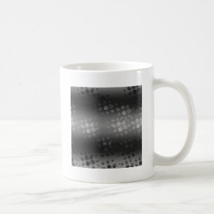 Muster für gepunktete Bursts - Schwarz, Grau, Weiß Kaffeetasse