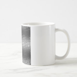 Muster für gepunktete Bursts - Schwarz, Grau, Weiß Kaffeetasse