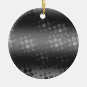 Muster für gepunktete Bursts - Schwarz, Grau, Weiß Keramik Ornament