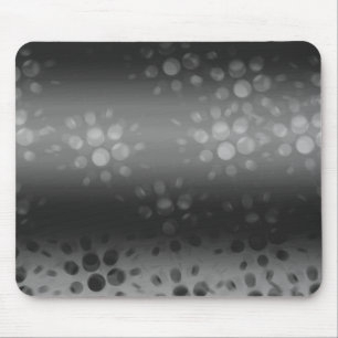 Muster für gepunktete Bursts - Schwarz, Grau, Weiß Mousepad